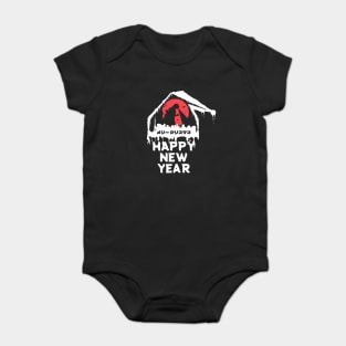 Christmas Godzilla Baby Bodysuit